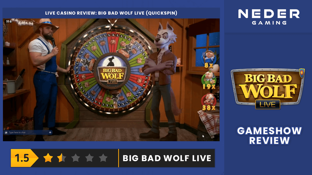Video - Gameshow Review: Big Bad Wolf Live (Quickspin)